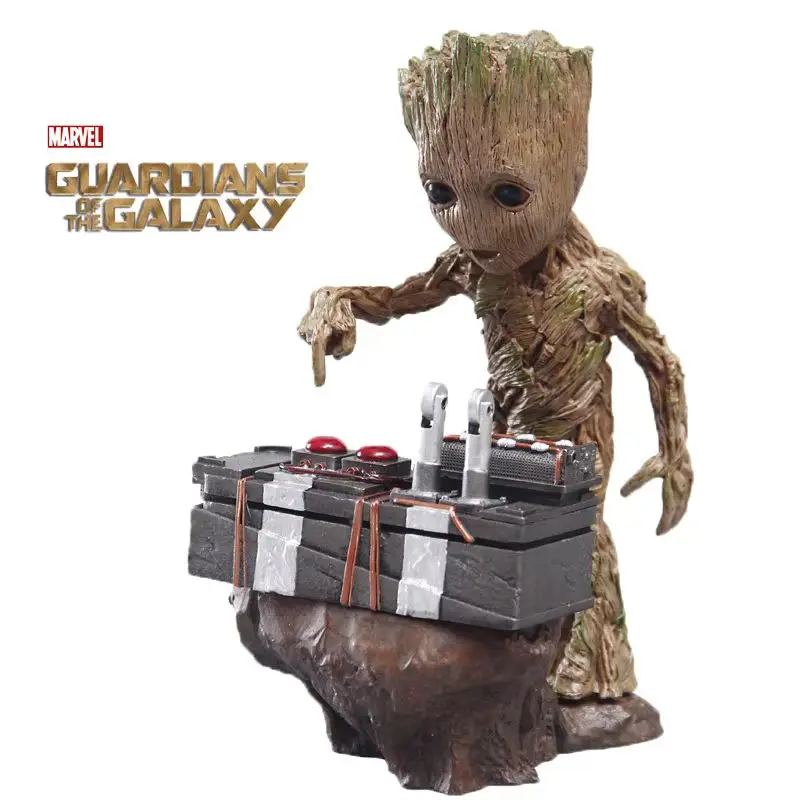 Guardiani della Galassia Groot 2025 Marvel Statua Modello Avengers Cute Baby Tree Man Pvc Anime Action Figure Giocattoli Collezione Regalo