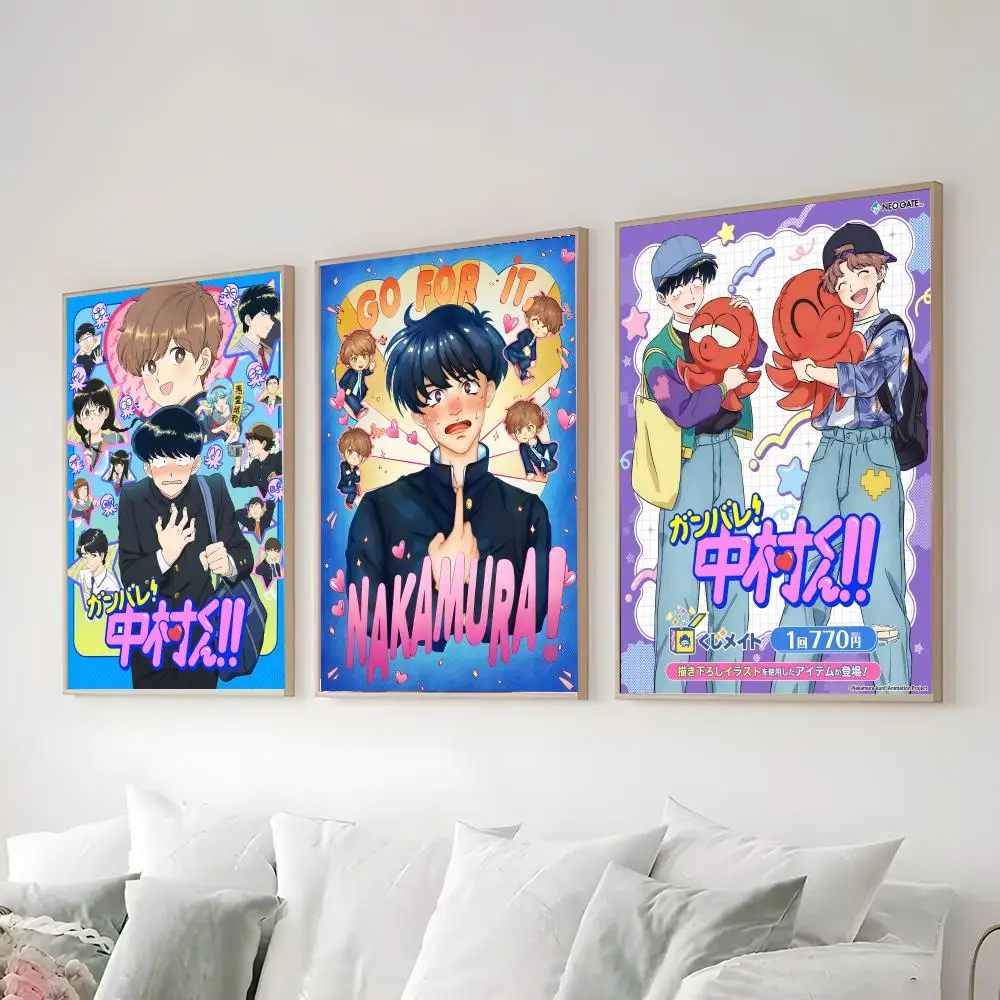 Anime Go For It Nakamura Poster Bedroom and living room posters, canvas paintings, wall art, home decoration