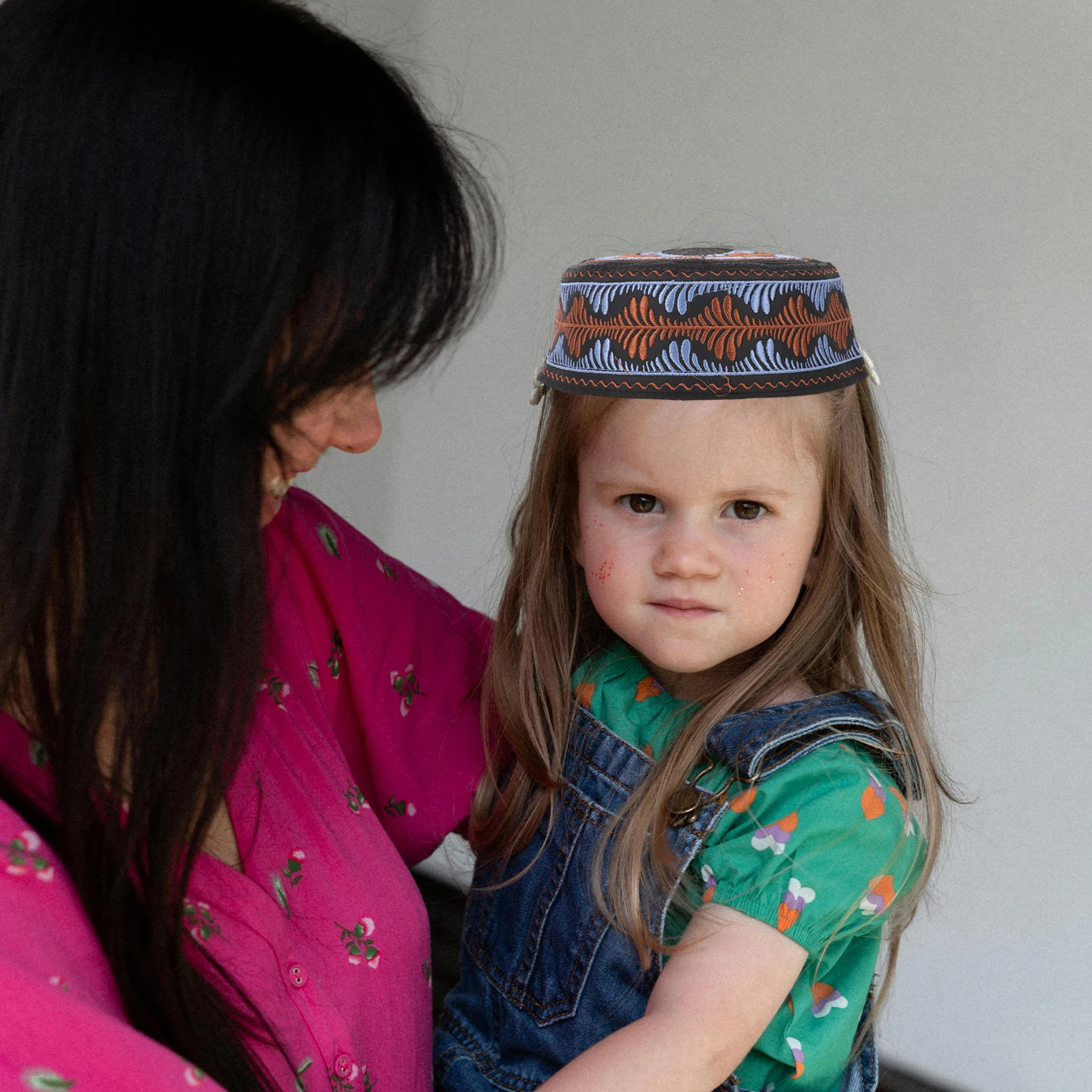 

Worship Hat Middle Eastern Style Embroidered Child Cotton African Hats for