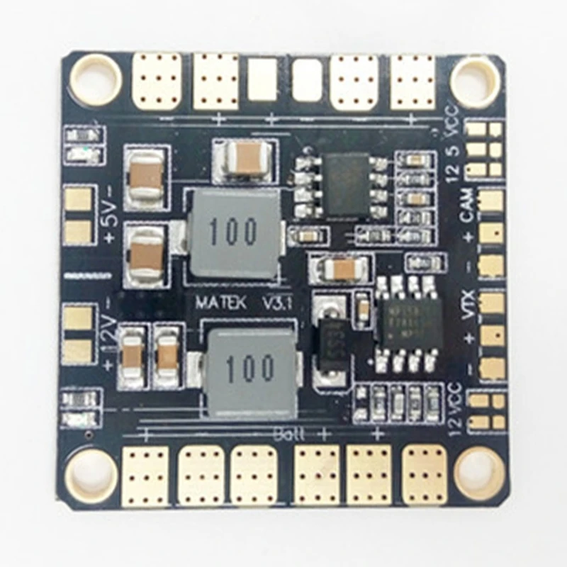 Matek Systems PDB Power Distribution Board With BEC 5V & 12V for FPV QAV250 Dropship