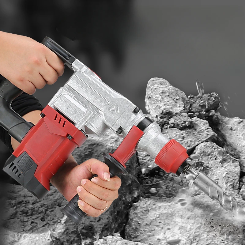 High-power all-copper dual-purpose electric hammer and pickaxe Multifunctional impact drill Industrial grade professional tools