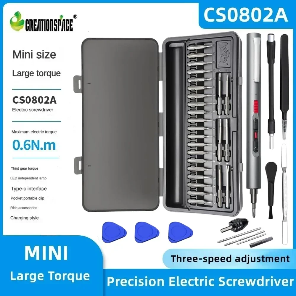 Creationspace Mini Kit de Chave de Fenda de Broca 29 42 em Chave de Fenda de Precisão Torque Chave de Fenda Magnética Ferramentas de Reparo Doméstico