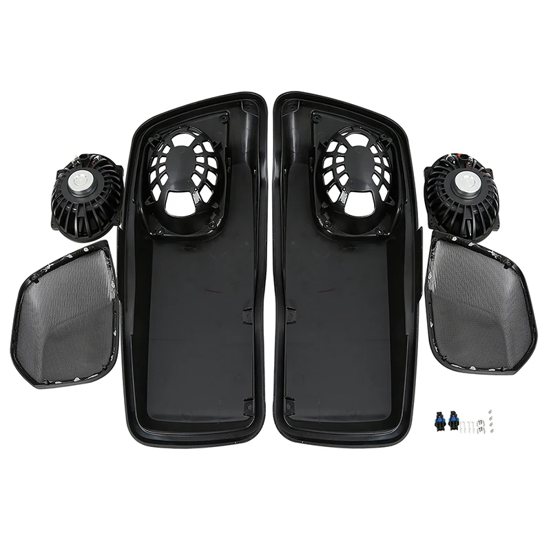 

Motorcycle Saddlebag Lids W/ 5"X7" Speakers For Harley Touring Road King Electra Glide Street Glide Road Glide 2014-2024