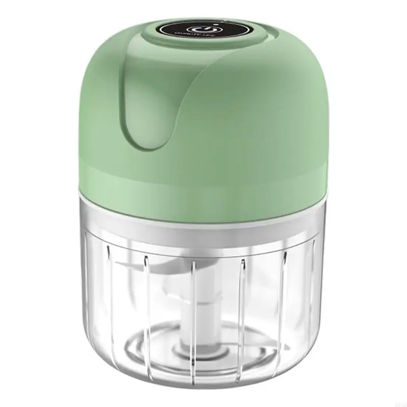 D0AB Điện tỏi chopper 100ml Máy xay tỏi Masher Masher Onion Chopper Trình xử lý thực phẩm