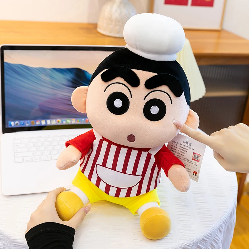 

Новейшая плюшевая игрушка-кукла Шин-чан (22/40 см) для косплея, мультяшная аниме-подушка, мягкая игрушка-подарок на день рождения для детей