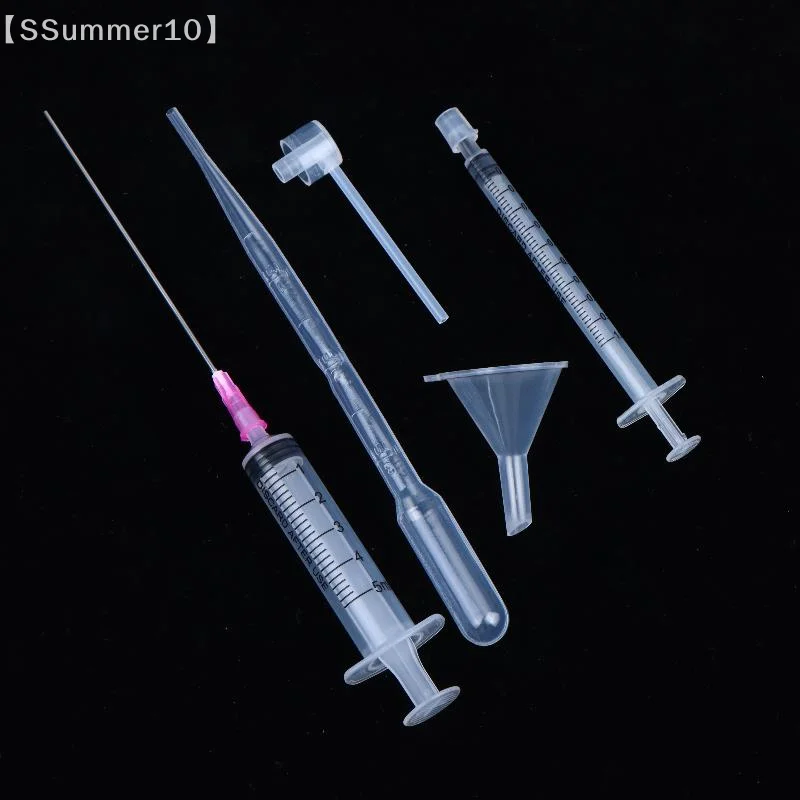 【xxx】5Pcs Plastic Diffuser Syringe Straw Dropper Funnel Spray Dispensing Required Cosmetic Tools Perfume Refill Tools Set【SS】