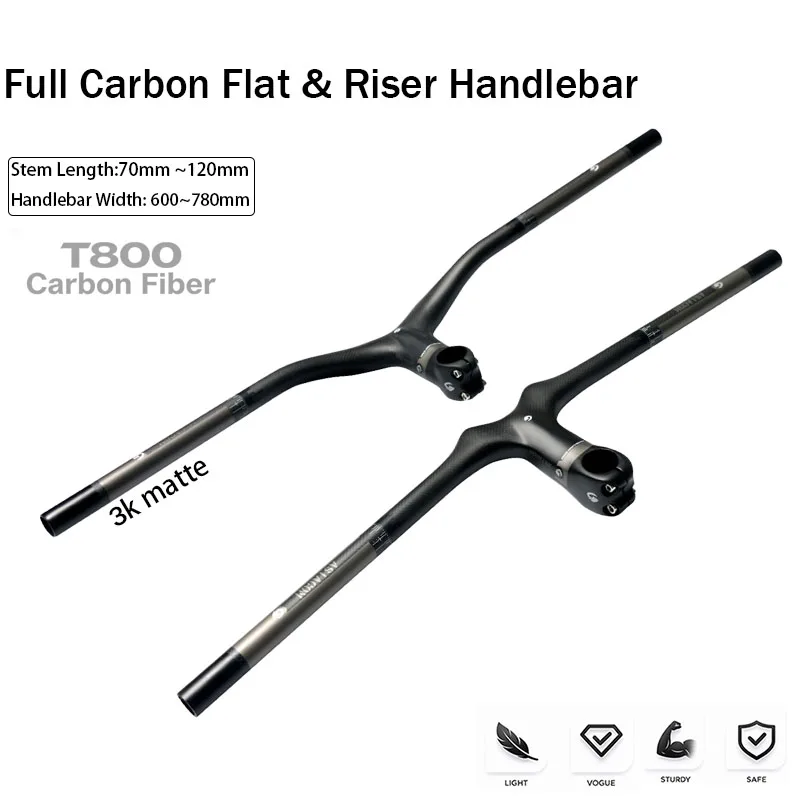 asiacom-full-carbon-integrated-mtb-handlebar-3k-flat-riser-bar-fit-balance-bike-mountain-bike