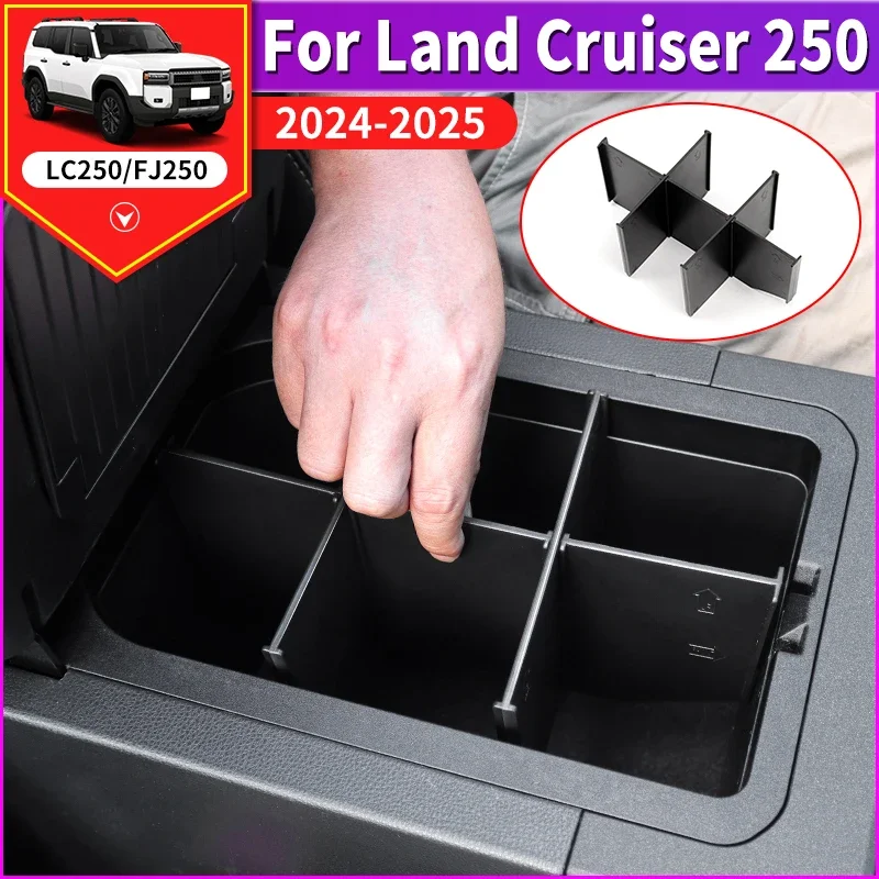 

Armrest Box Partition Plate For Toyota Land Cruiser Prado 250 2024 2025 1958 J250 Partition Storage Interior Accessories LC250