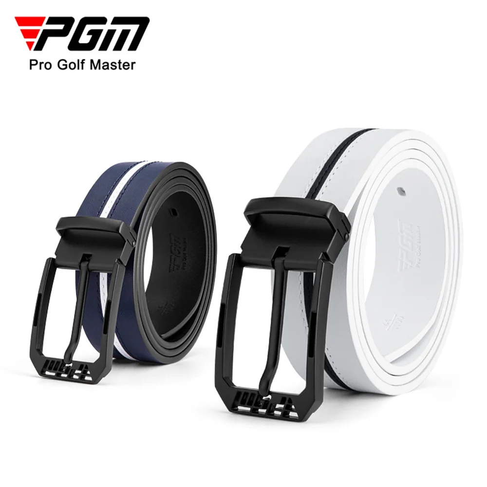 

PGM Golf Men's Top Layer Belt, Cow Leather, Alloy Pin Buckle, Sports Belt, Casual Fashion, Men's Training Trousers Waistband