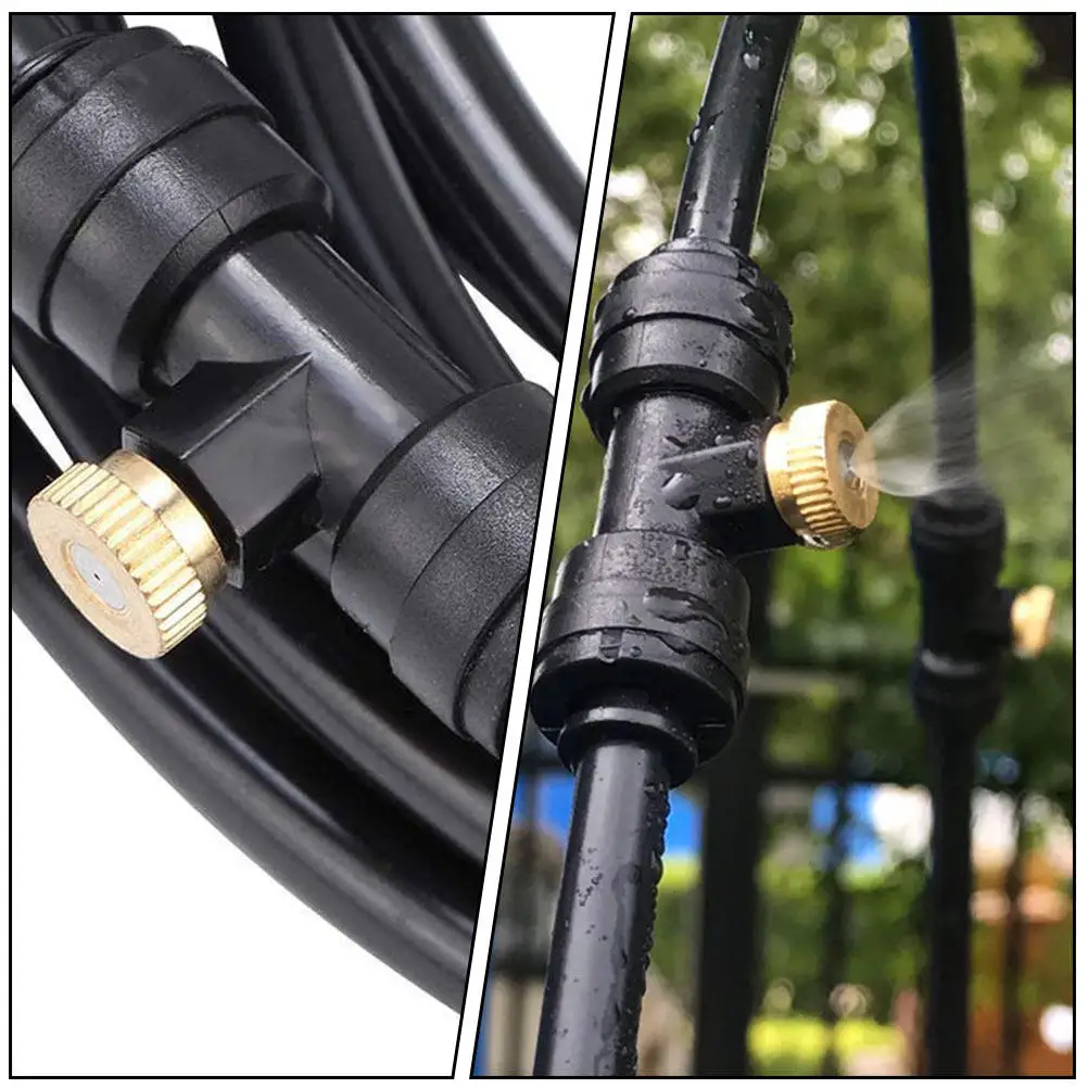 8 Sets Misting Nozzles Cooling System Agriculture Atomizer Garden Atomizing Micronozzle
