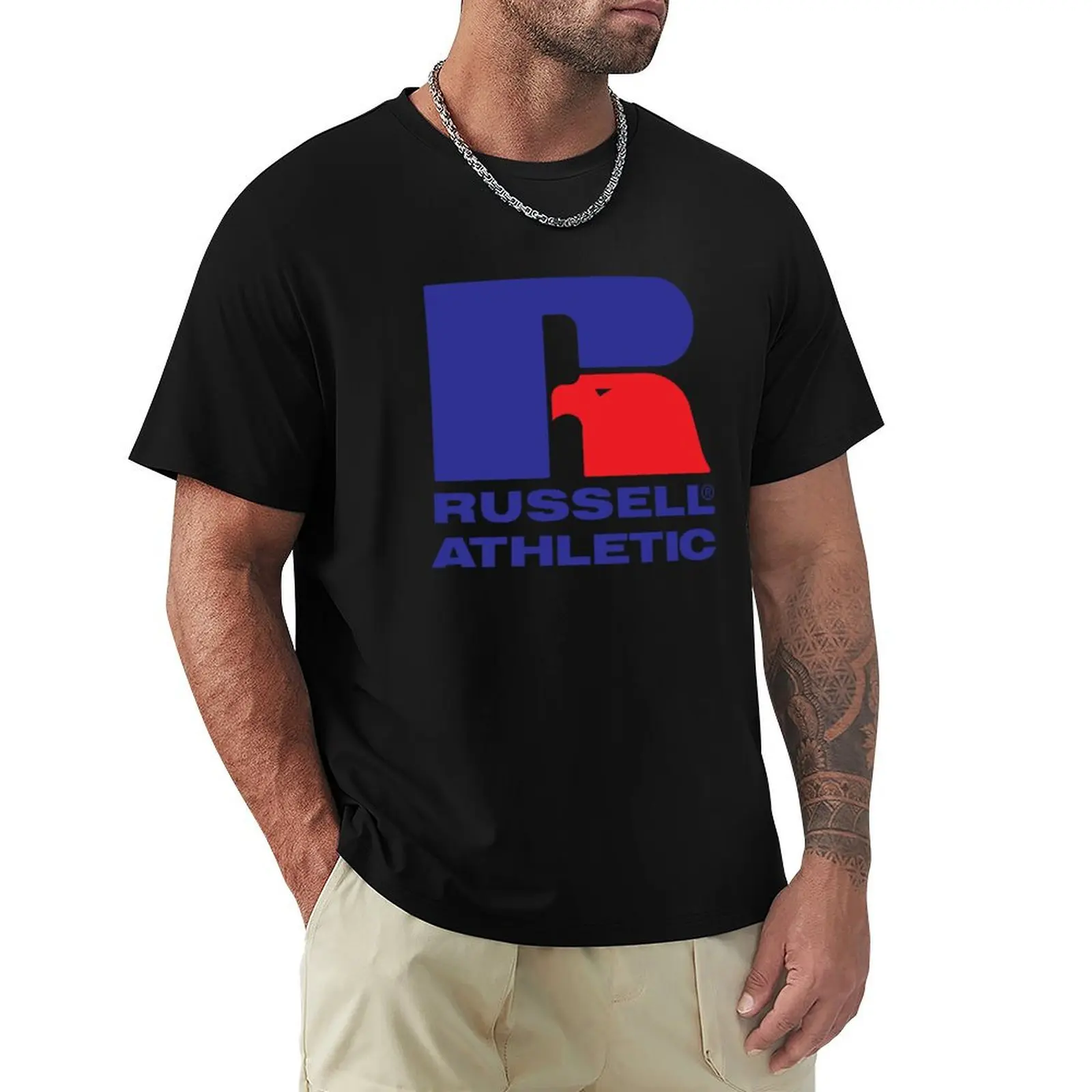 Camiseta Deportiva Russell, Absorbe la Humedad, Secado Rápido