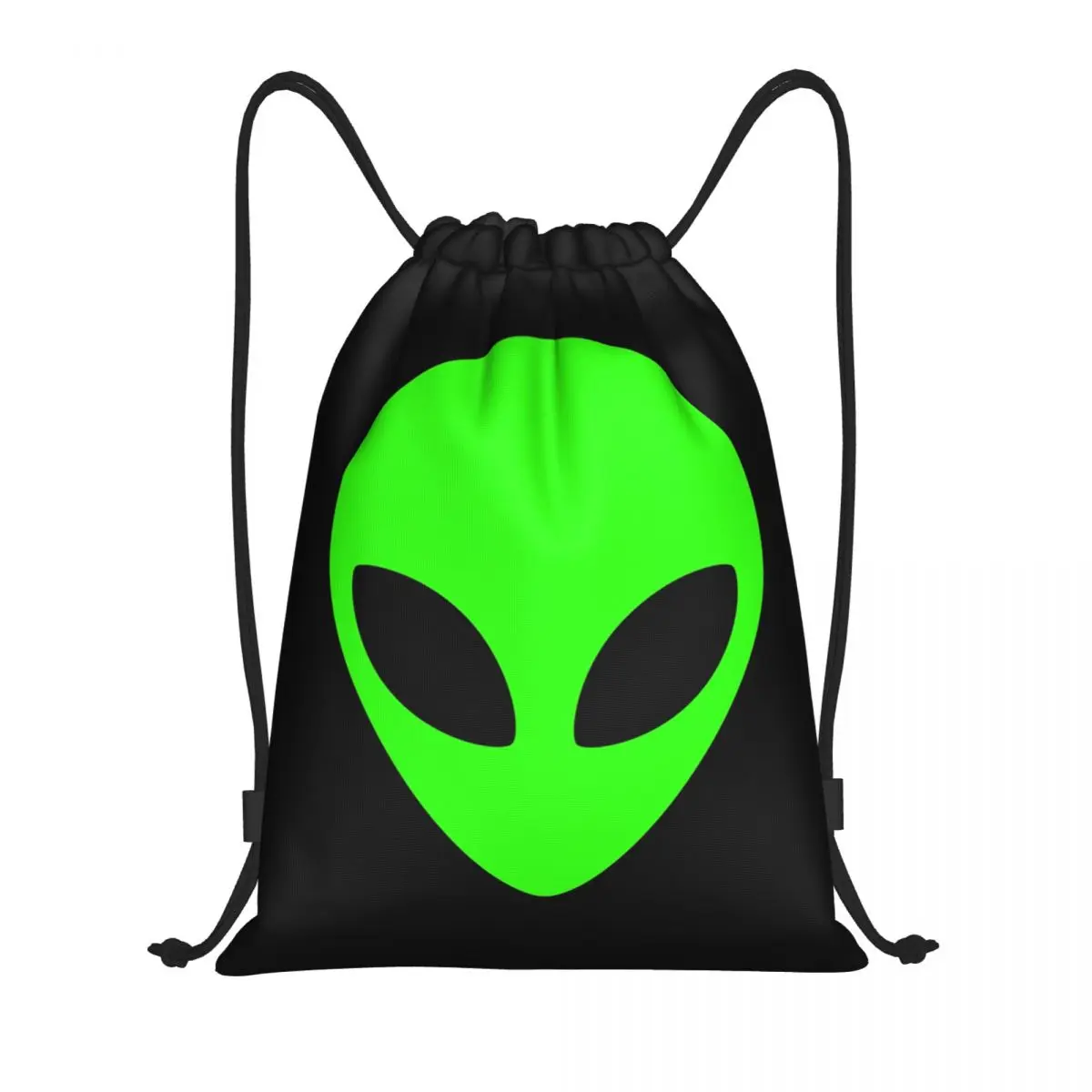 

Custom Space Alien Drawstring Backpack Bags Women Men Lightweight Gym Sports Sackpack Sacks for Traveling