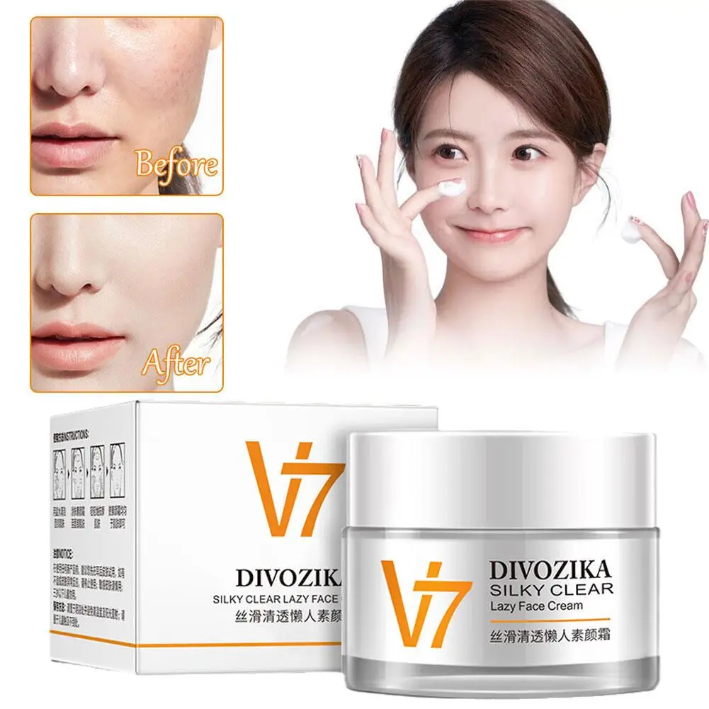 V7 Toning Light Face Cream Brighten Skin Tone Fade Non Hydrating Aging Greasy Blemishes Whitening Anti Creams Moisturizing K1H8