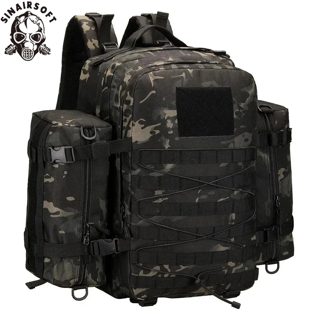 

SINAIRSOFT Outdoor Sports Hiking Backpack Shoulder Bags Nylon Waterproof Tactical Camping Traveling Fishing Hunting Bag Rucksack