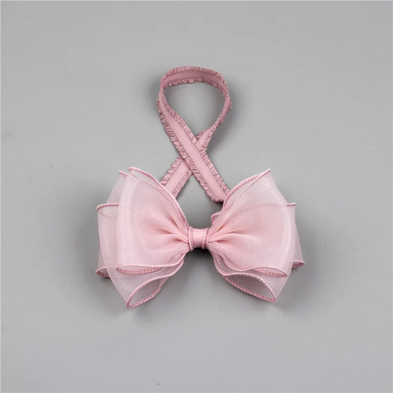 

Baby girl headband Baby hair accessories bow newborn headwear rabbit ears elastic gift infant bandage ribbon bow