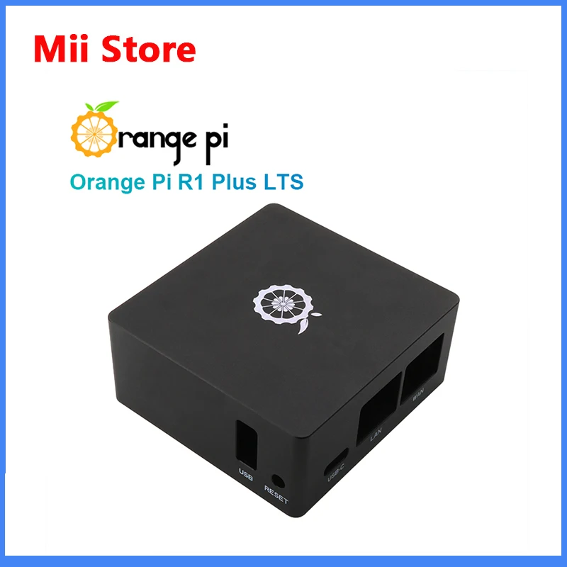 Orange Pi R1 Plus LTS RK3328 1GB Dual Gigabit  Ethernet Gateways OpenWrt LEDE Dev Board Metal Shell Soft Routing