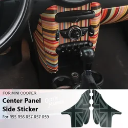 Car Interior Sticker Leather Panel Side Sticker For Mini Cooper R55 R56 R57 R58 R59 For mini cooper Accessories