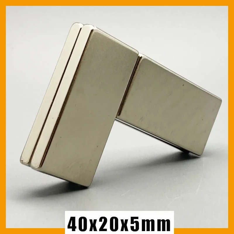 40x20x3 40x20x5mm 1/2/5/10/20pcs N35 Strong Block Square Magnets Neodymium Material 40*20*5 40*20*3 Magnet 40x20x10 Magnetic