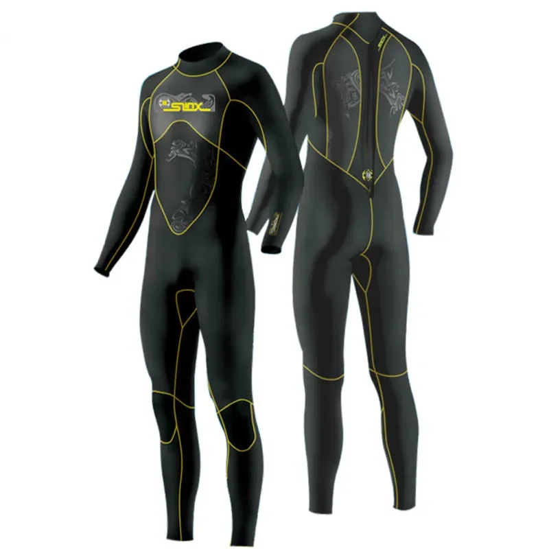 Men 3mm Neoprene One Piece Scuba Diving Wetsuit Suits Swimming Surfing Wetsuit Swimsuit Equipment Full Body Suit