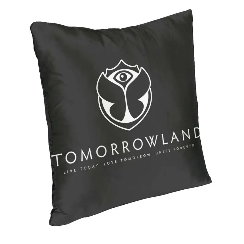 Tomorrowland Belgian Electronic Dance Pillow Case Home Decor Music Festival Cushion Cover Throw Pillow Double-sided Printing