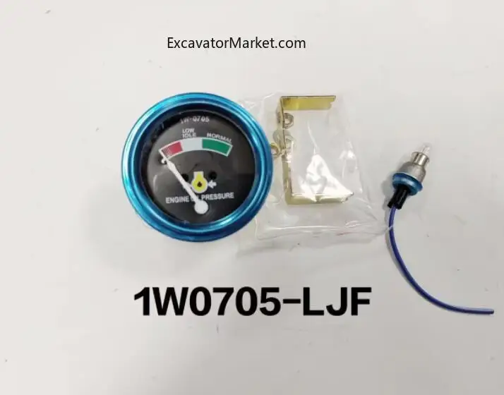 1W0705 FOR excavator CAT D4E D4E SR D5B D5E D6D D8K D7G Bulldozer engine GAUGE AS-ENGINE OIL1W-0705 Oil Pressure Gauge indicator