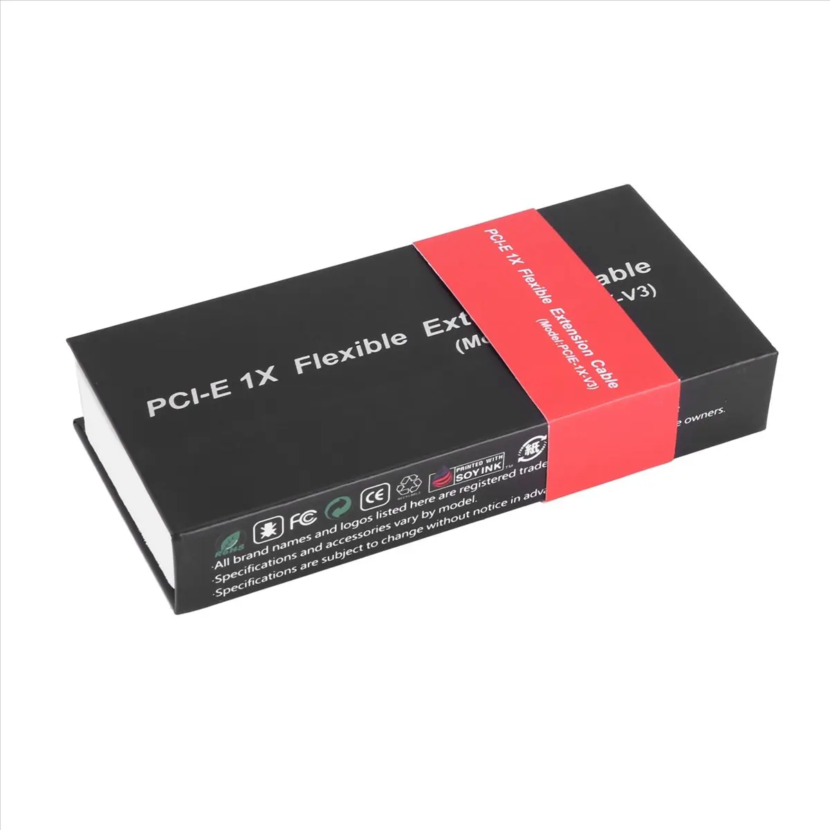 [A75T] 6X PCIE X1 Riser Cable Dual 90 Degree Right Angle PCIe 3.0 X1 to X1 Extension Cable 8Gbps PCI Express 1X Riser Card 10CM