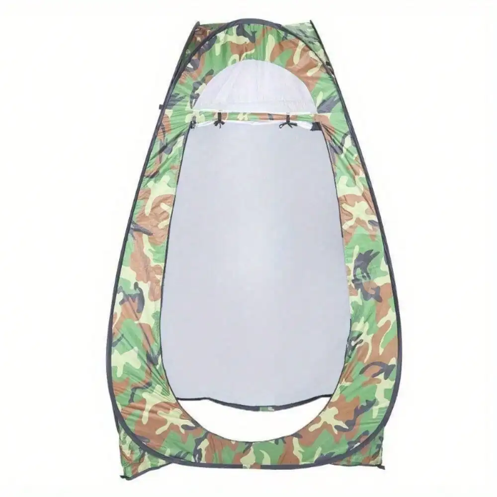 Camouflage Shower Tent, Outdoor Camping Privacy Shelter-Dressing Changing Room-Portable Toilet Hiking Sun Shelter Picnic Fishing