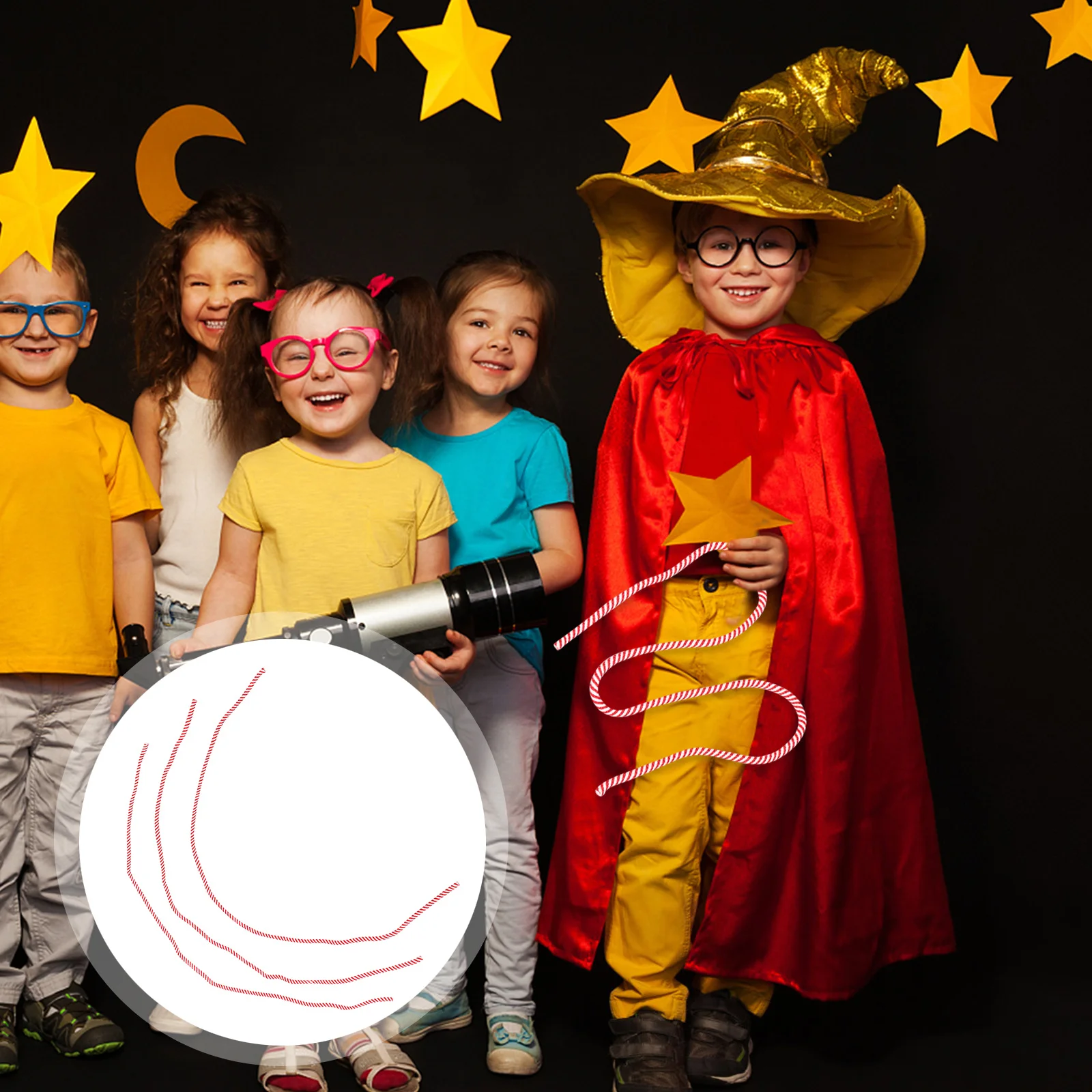 

3Pcs Rope Trick Set Stiff Flexible Braided Ropes for Stage Illusions Close Up Performances Unique Design Easy Learning