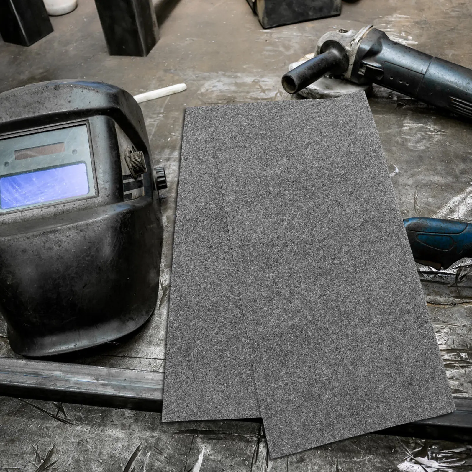 1mm Non Woven Gray Black Fireproof Felt Cloth Welding Blanket Heat Resistant Fabric 1 Meter Camping Safety Mat