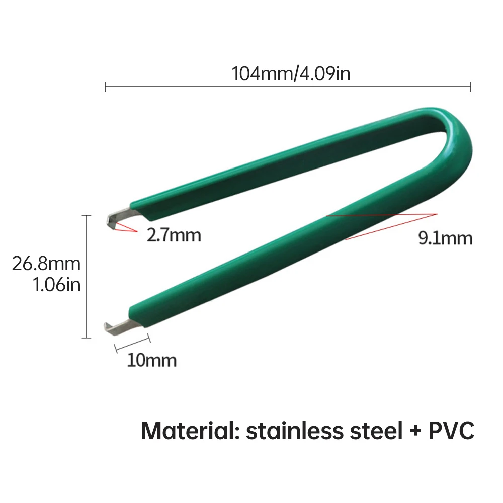 U-Pinça para Componentes Eletrônicos, Extrator de Chip IC, Aço Inoxidável PVC, Desmontagem Cell Phone Repair Tools