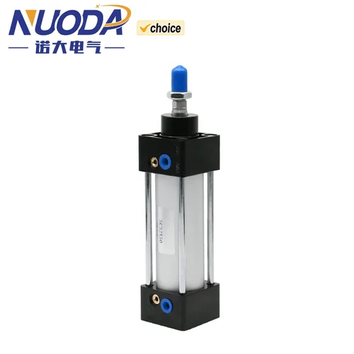 Imagen 2 del producto Cilindro de aire estándar SC SC32/40/50/63mm de diámetro, pistón de cilindro neumático pequeño, carrera de 25/50/75/100/150/200/250mm