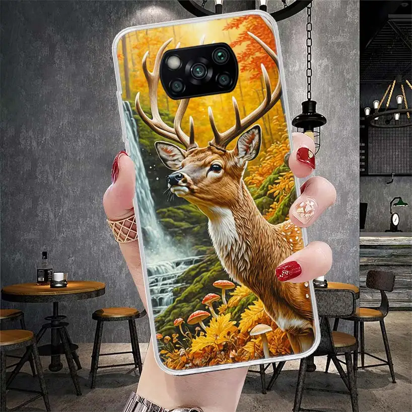 Deer Hunting Camo Phone Case For Xiaomi Poco X5 X6 X7 X3 X4 Nfc F6 F5 Pro F4 F3 M5S M5 M4 M3 X7Pro X6Pro Cover Coque Shell X6 X5 image 2