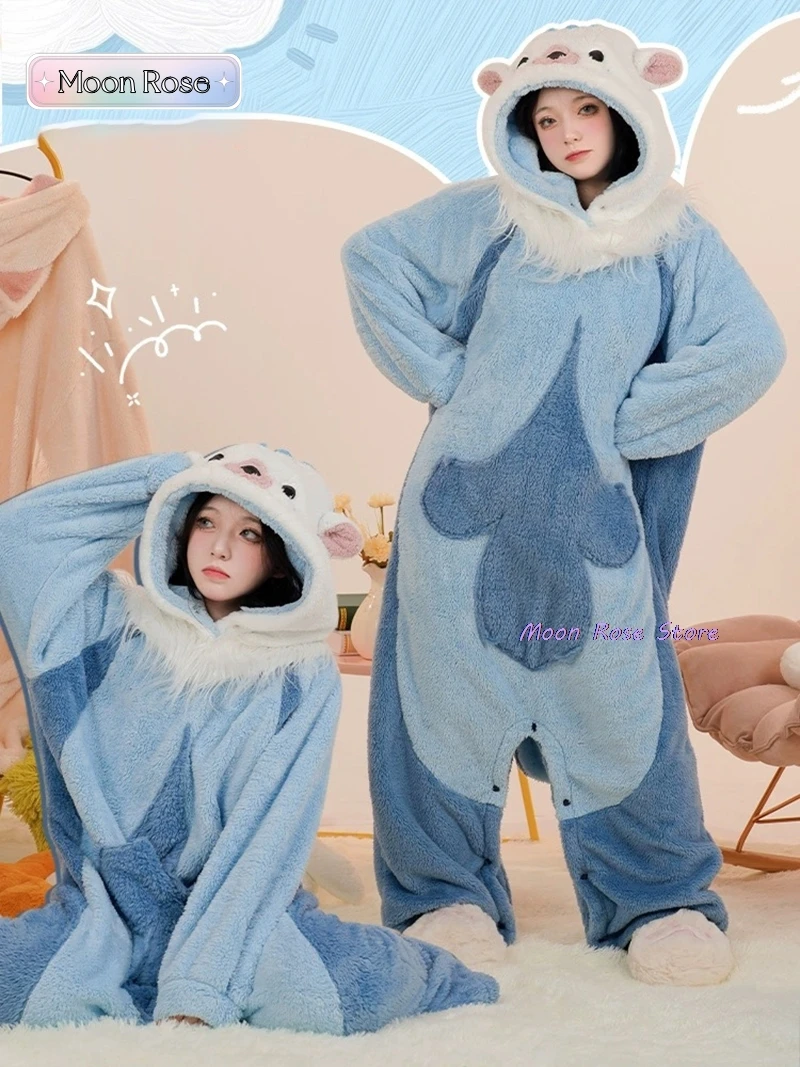 

Game Genshin Impact Sea Otter Nightgown Cosplay Costume Lovely Soft Plush Jumpsuit Pajamas Loungewear Hooded Nightgown