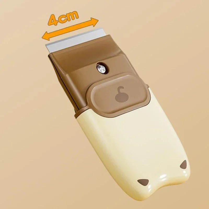 Nail Art stempelschraper Multifunctionele reinigings- en lijmverwijdering Spatel Nail Printing Template Tool