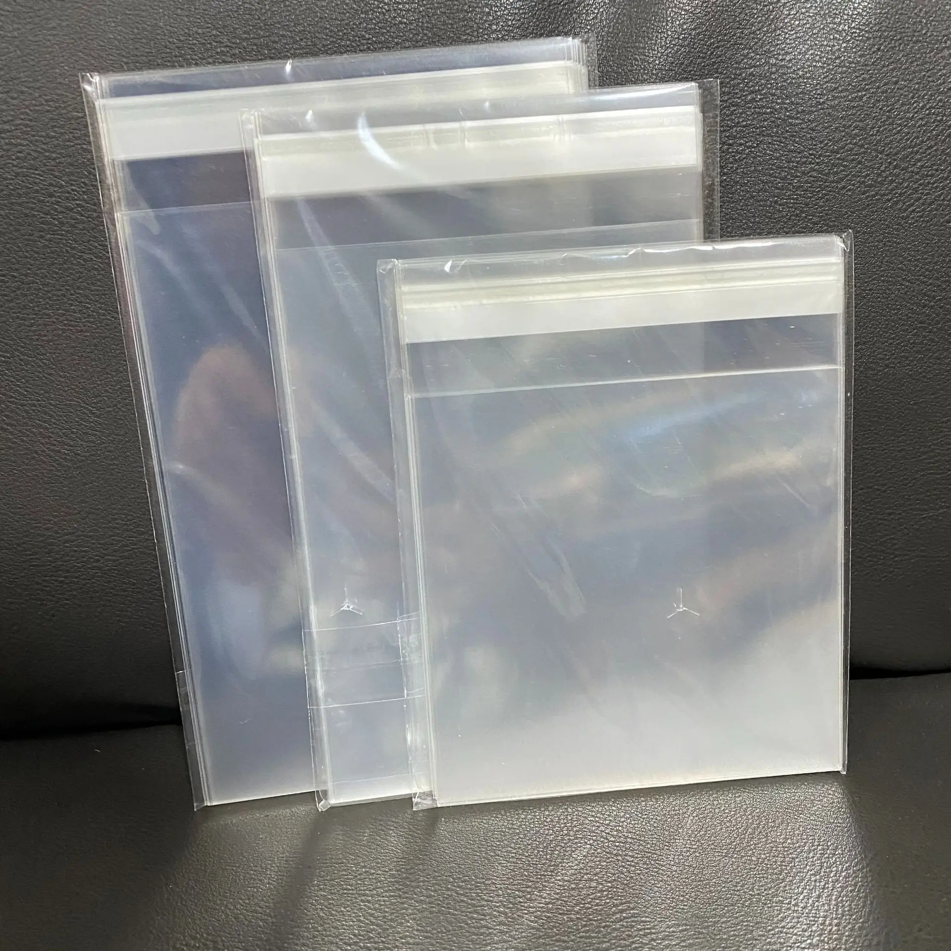 100pcs Transparent Envelope OPP Self-adhesive Bag Square Card Postcard Collection Bag Sealing Plastic Film