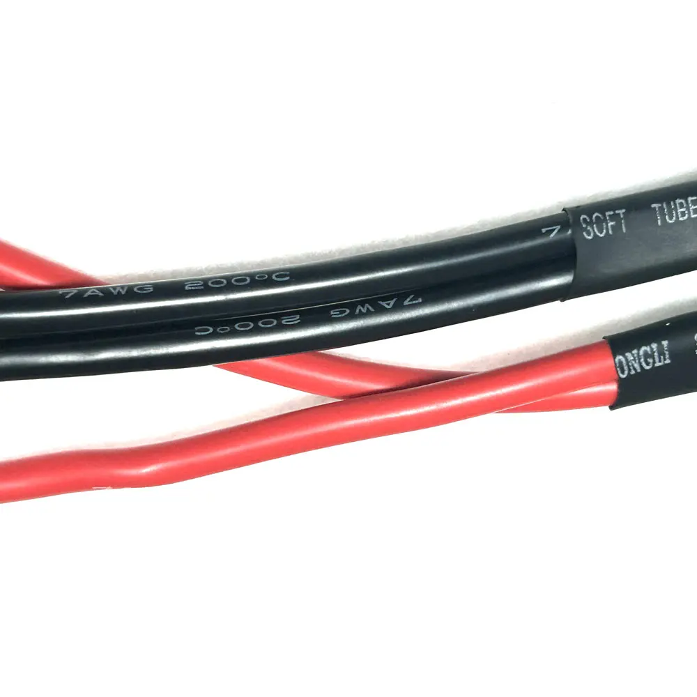 1 do 2 Splitter 600V 120A Anderson Plug złącze miedziane bateria słoneczna uprząż 7AWG 100A ładowanie silikonowy prąd o dużym napięciu kabel