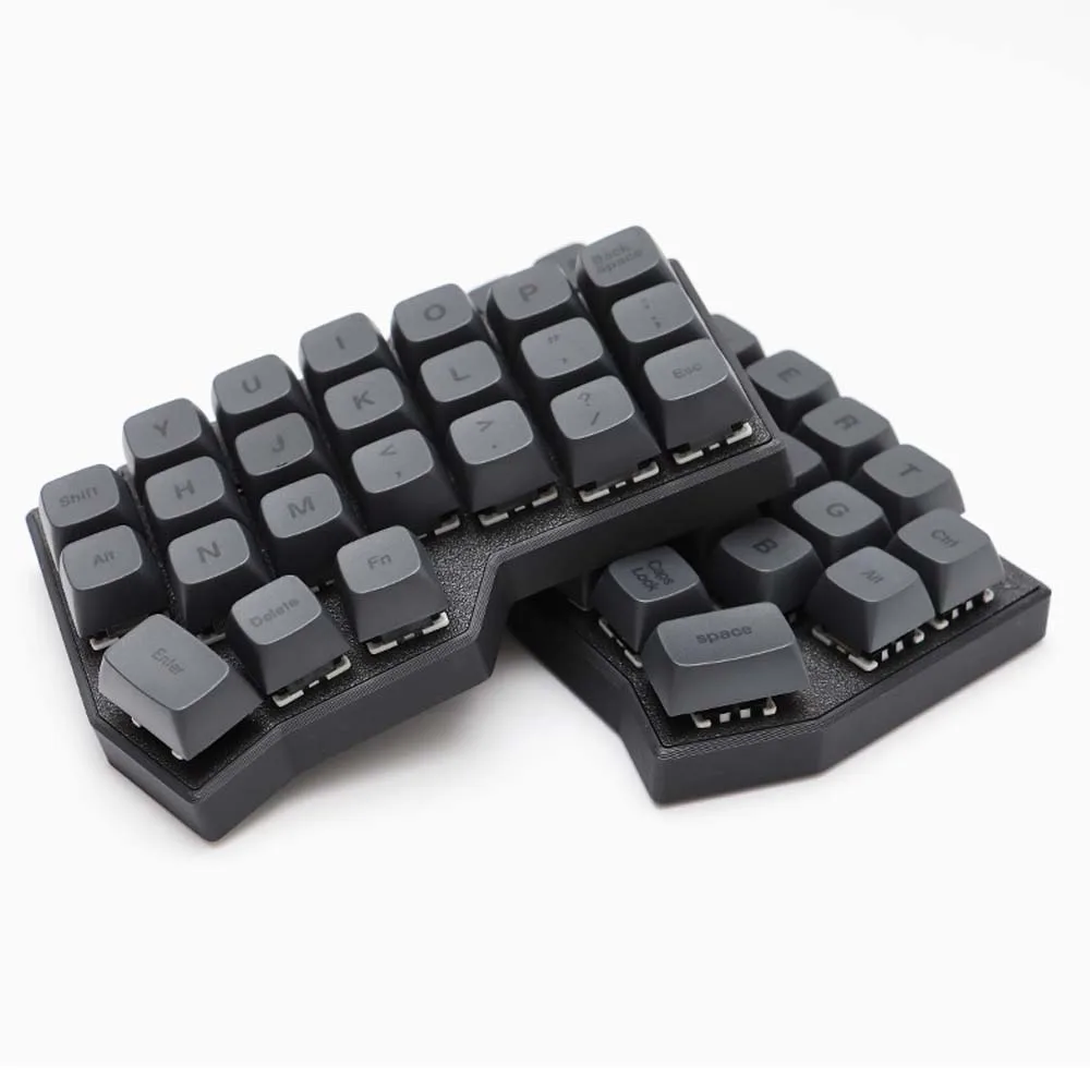 CORNE V4 2.4G Draadloos MX Mechanisch Toetsenbord Hot-swappable Split Ergonomisch 46-toetsen Layout Ondersteuning VIAL Software Key Mapping - afbeelding 2