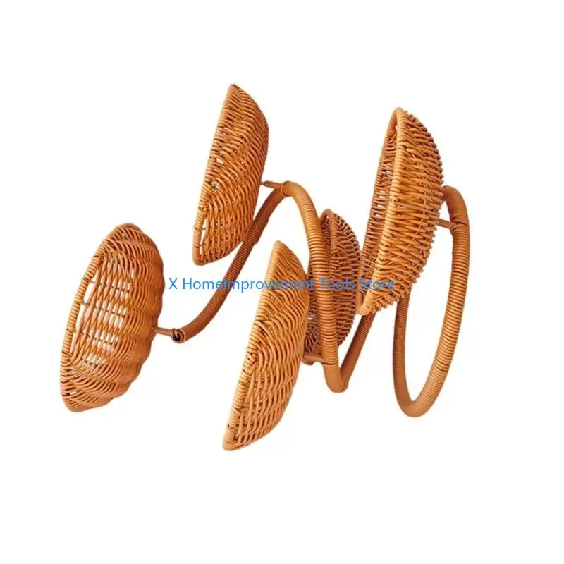 

Decorative Multi Layer Fruit Holder Rattan Like Basket for Table Display 31KA