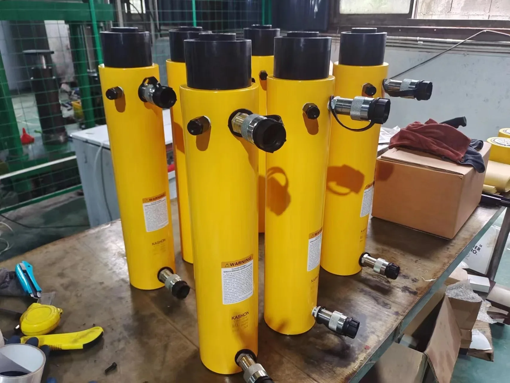RR-3014 Enerapc Equivalent 700bar 10000psi 30 Ton Double Acting Hydraulic Cylinder Jack with Outside Threads
