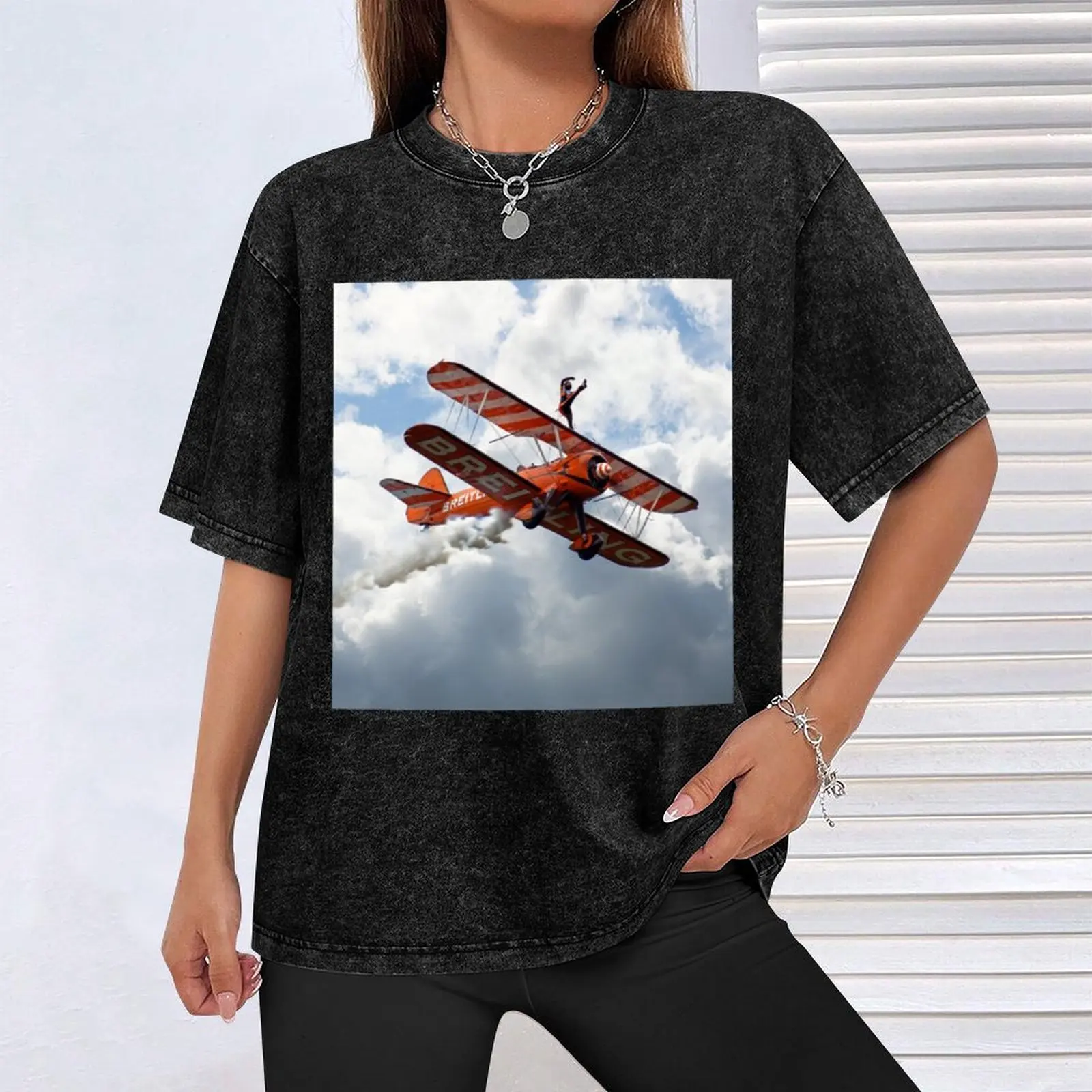 Brietling Wing Walker camiseta personalizada para hombres, camisas de diseñador vintage, camiseta de diseñador gráfico