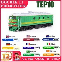 Nuova locomotiva Diesel dell'unione sovietica modello in plastica TEP10 1/87 originale pressofuso da collezione modello Asia centrale treno JLKN005