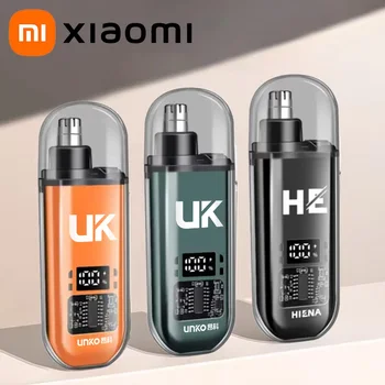 מספריים חשמליים ניידים של XIAOMI, מספריים קטנות לשיער באף, באוזניים ובגבות לגברים, מספריים נטענות ללא כאב ﻿