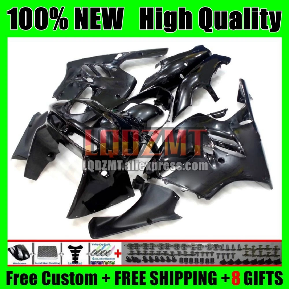 Body For KAWASAKI NINJA ZX900 ALL Black 900 CC ZX-9R 1994 1995 1996 1997 54No.17 ZX 900 9 R 9R 900CC ZX9R 94 95 96 97 Fairing