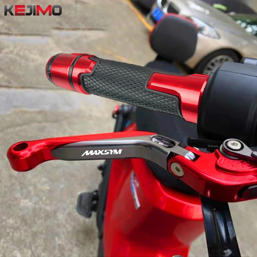 

Fit For SYM MAXSYM 400i 600i MAX 400 600 2026 2025-2022Motorcycle Accessories Adjustable Folding Brake Clutch Levers Handlebar
