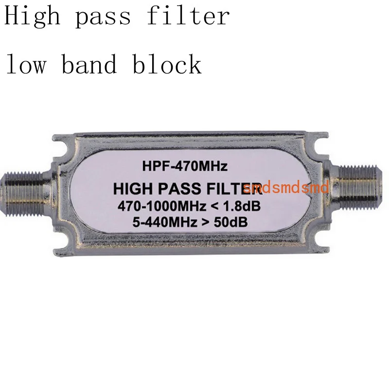 Filtro alto da passagem para o sistema do headend de catv, frequência baixa da faixa do bloco, personalizado pelo cliente