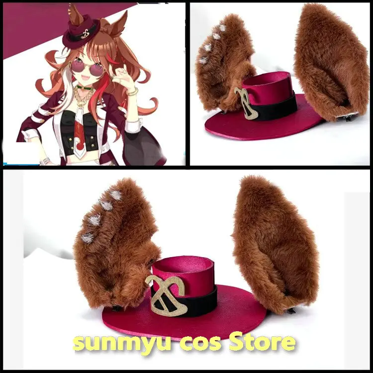

Мини-шляпка и ушки Umamusume Pretty Derby Forever Young, аксессуары для косплея