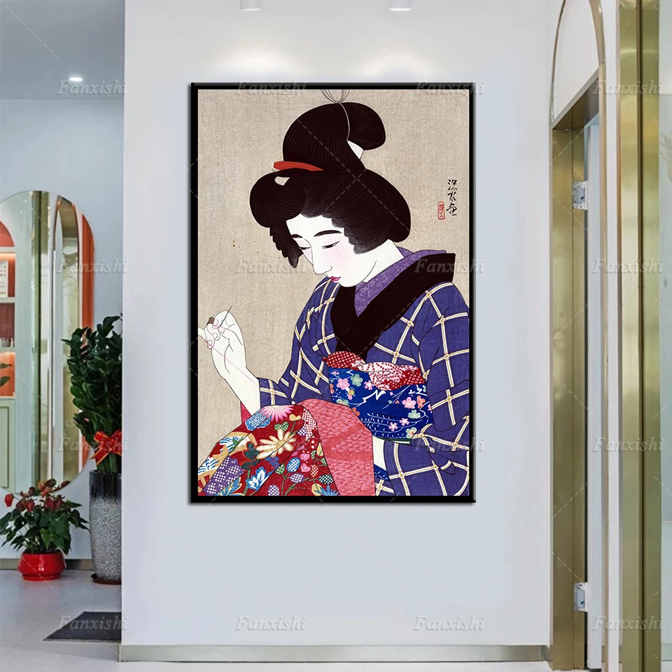 Japanese Prints,Japanese Poster,Early Century Japanese Art,Asian Art,Vintage Japanese Art, Japanese Wall Art Poster Home Decor