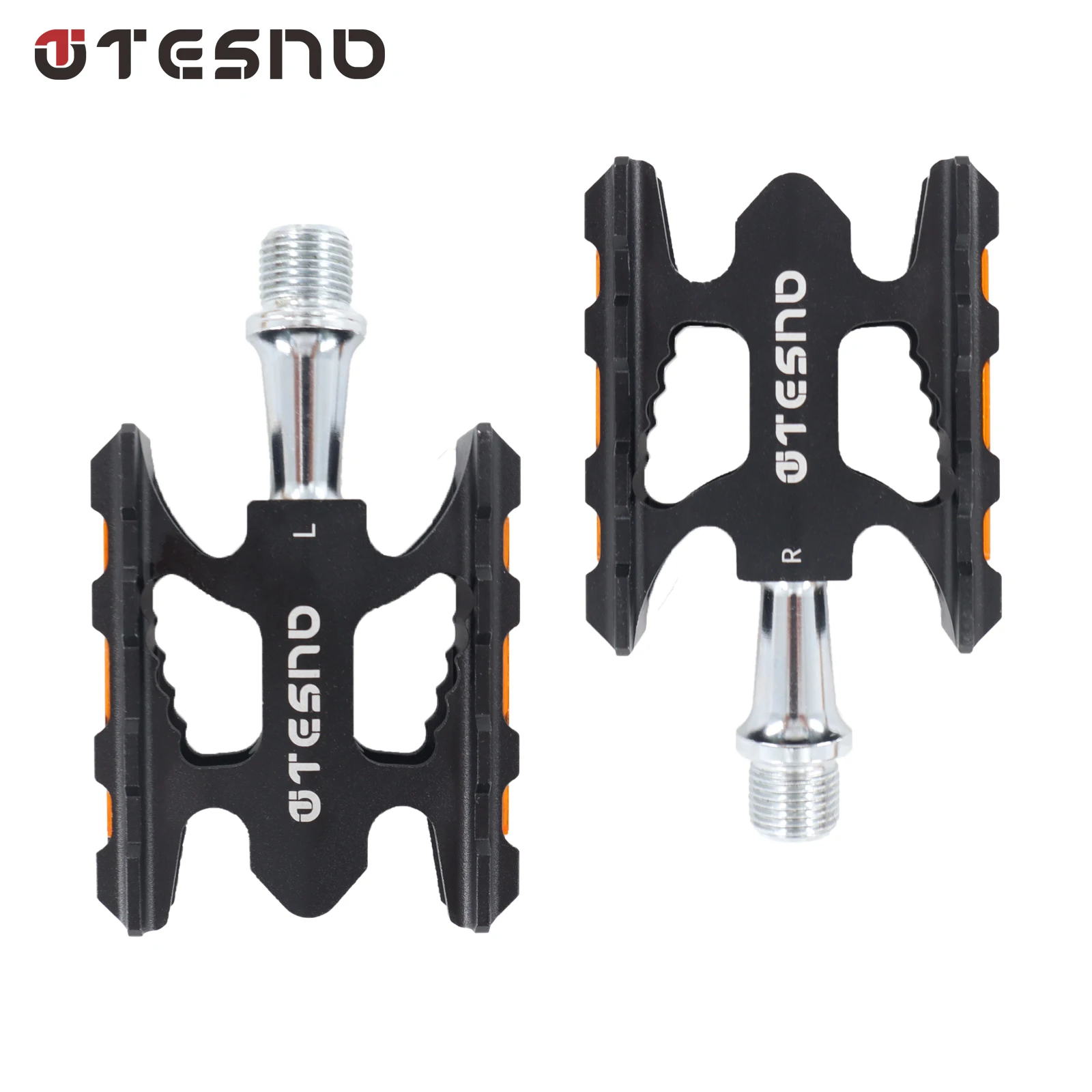 TESNO مختومة تحمل دواسات الدراجة عدم الانزلاق CNC سبائك الألومنيوم العالمي صالح Brompton دراجة الطريق الجبلية BMX دراجة الملحقات #2