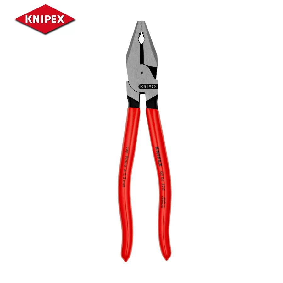 KNIPEX High Leverage Combination Pliers for Easier Cutting Powerful Gripping Bending and Pulling 0201225