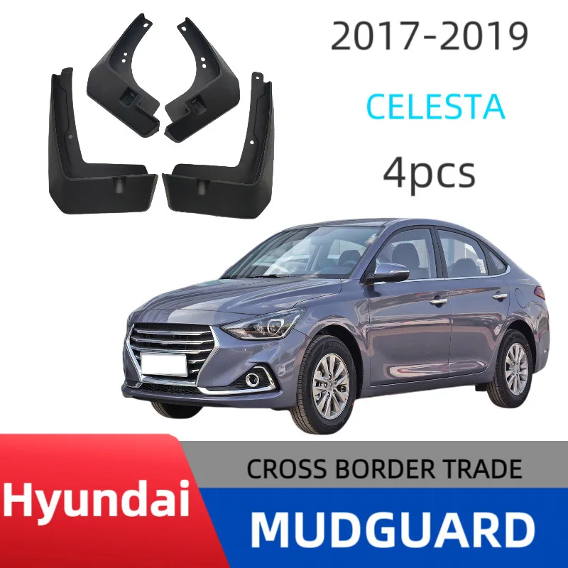

Mudguards For Hyundai Celesta 2017-2019 Mud Flaps Mudflap Front Rear Fender Anti-splash Mudguards Guard Splash Car Accessories